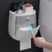 Multi-Functional Waterproof Toilet Paper Holder Shelf