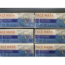3Ply Disposable Protective Face Mask – 50pcs/box